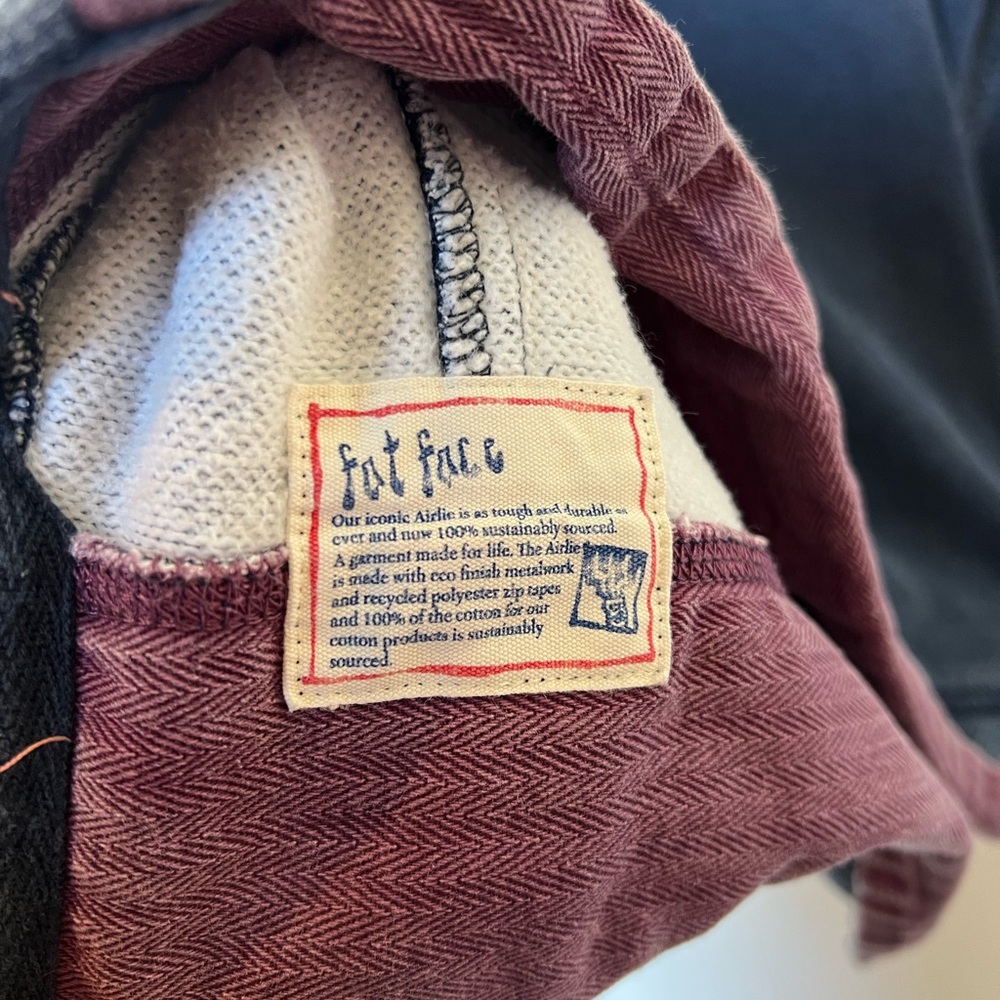 FatFace The Airlie Colour‎ Block Half-Zip Sweatshirt Size 8 - Picture 12 of 13